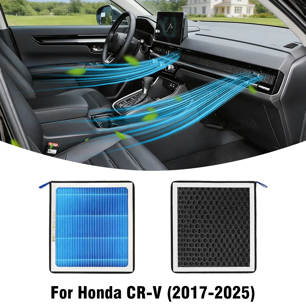 Cabin Air Filter for Honda CR-V 2017 2018 2019 2020 2021 2022 2023 2024 2025 with Activated Carbon Replacement Air Filters
Cabin Air Filter for Honda CR-V 2017 2018 2019 2020 2021 2022 2023 2024 2025 with Activated Carbon Replacement Air Filters