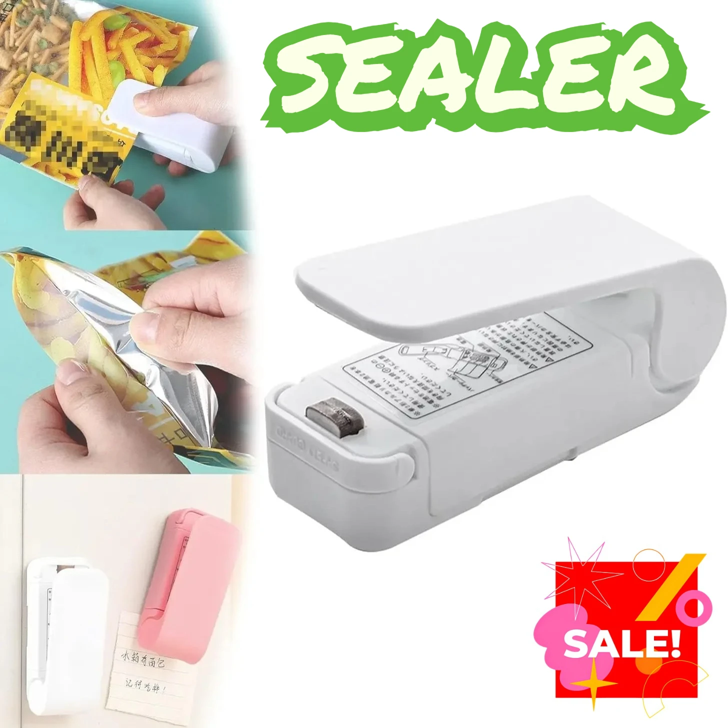 Mini Heat Bag Sealing Machine Package Sealer Bags Thermal Plastic Food Bag Closure Portable Sealer Packing Kitchen Accessories
Mini Heat Bag Sealing Machine Package Sealer Bags Thermal Plastic Food Bag Closure Portable Sealer Packing Kitchen Accessories
