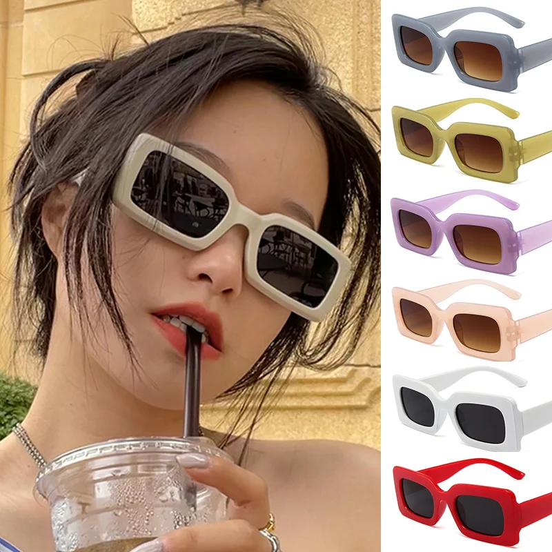 Hip-hop Square Sunglasses Women Men Brand Design White Sun Glasses Blue Ladies Vintage Shados Eyewear UV Protection
Hip-hop Square Sunglasses Women Men Brand Design White Sun Glasses Blue Ladies Vintage Shados Eyewear UV Protection