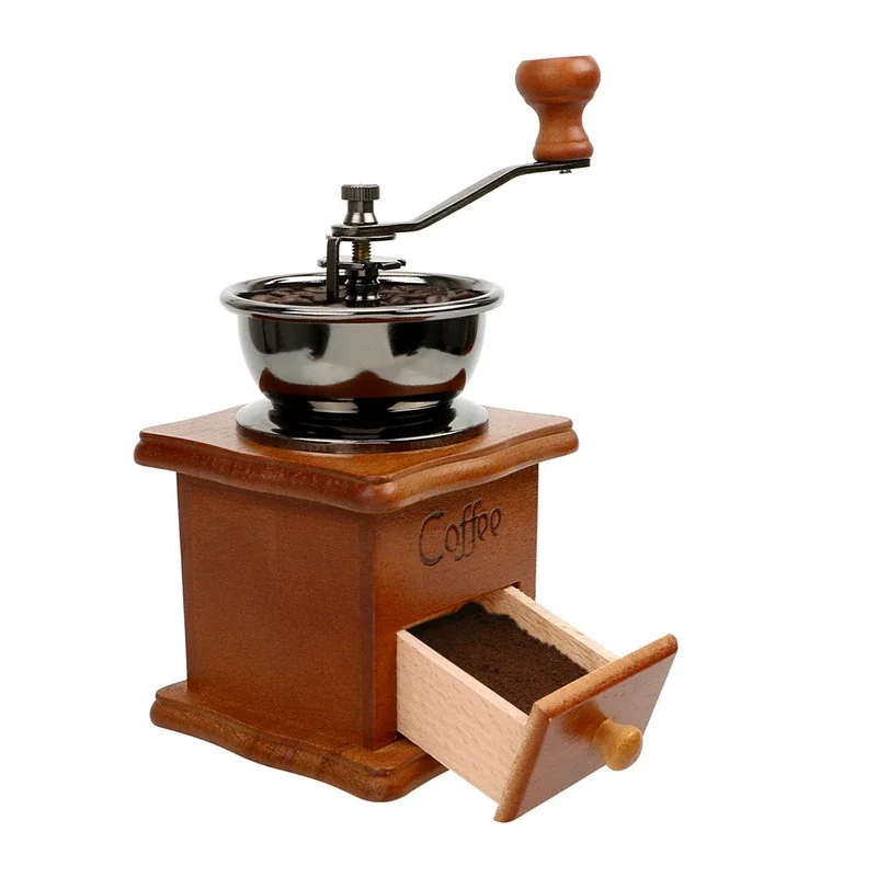 Wooden Coffee Bean Grinder Retro Style Hand Coffee Bean Grinding Machine Mini Coffee Mill Maker Handmade Mill Bean Machine
Wooden Coffee Bean Grinder Retro Style Hand Coffee Bean Grinding Machine Mini Coffee Mill Maker Handmade Mill Bean Machine