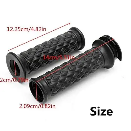 22mm 7/8" Black Rubber Motorcycle Handlebar Hand Grips Cover for Bmw Bike Handle Grips
22mm 7/8" Black Rubber Motorcycle Handlebar Hand Grips Cover for Bmw Bike Handle Grips
