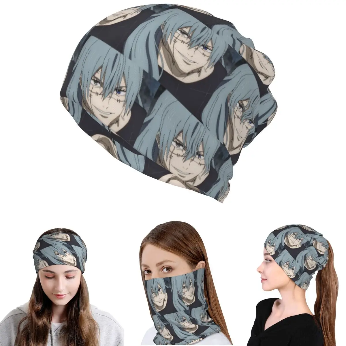 Jujutsu Kaisen Mahito Anime Bandana Neck Cover Wrap Scarf Multifunction Balaclava Beanies Hat for Men Women Adult Winter
Jujutsu Kaisen Mahito Anime Bandana Neck Cover Wrap Scarf Multifunction Balaclava Beanies Hat for Men Women Adult Winter