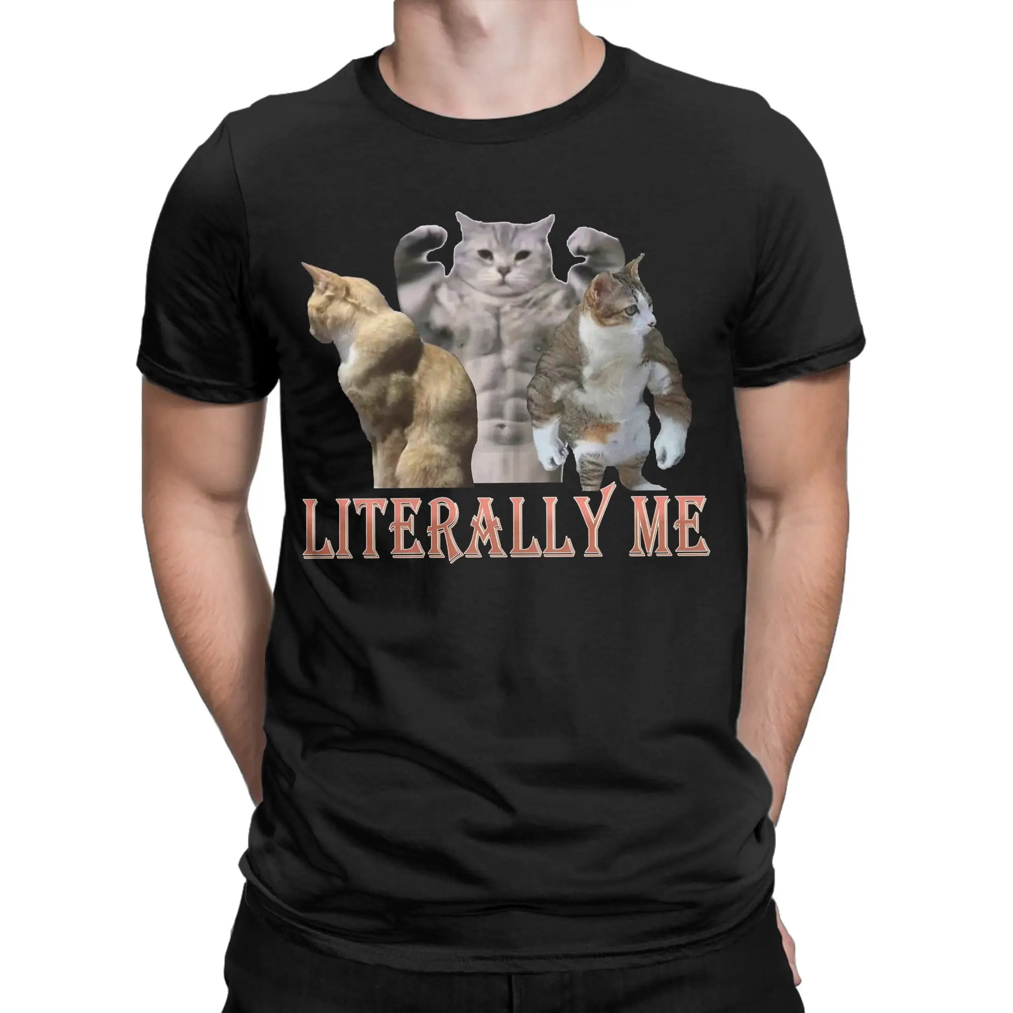 Buffs Cats Meme Literally Me T Shirts Men's 100% Cotton Humorous T-Shirts O Neck Tees Short Sleeve Clothes Summer
Buffs Cats Meme Literally Me T Shirts Men's 100% Cotton Humorous T-Shirts O Neck Tees Short Sleeve Clothes Summer
