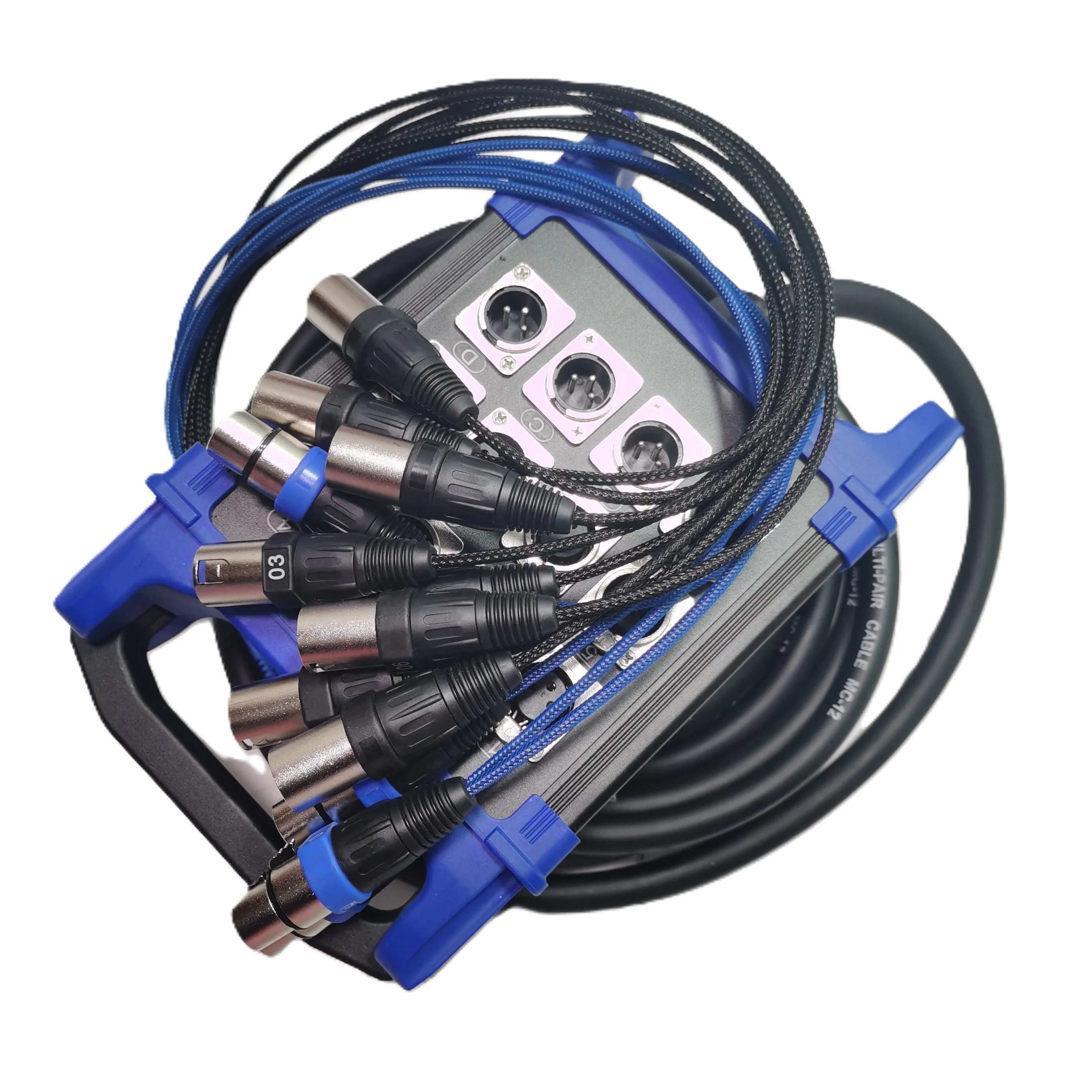 12 Channel Multicore Cable w/ Stage Box XLR Combo Jack Socket - Audio Cord for Professional Sound Enginee
12 Channel Multicore Cable w/ Stage Box XLR Combo Jack Socket - Audio Cord for Professional Sound Enginee
