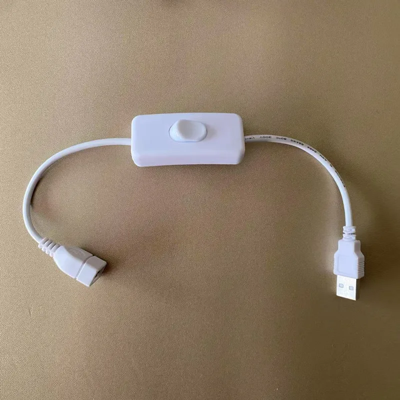 5/10 Pieces USB Switch Cable With ON/OFF Extension Cable Black Or White Color For Lamp USB Fan Power Supply Line
5/10 Pieces USB Switch Cable With ON/OFF Extension Cable Black Or White Color For Lamp USB Fan Power Supply Line