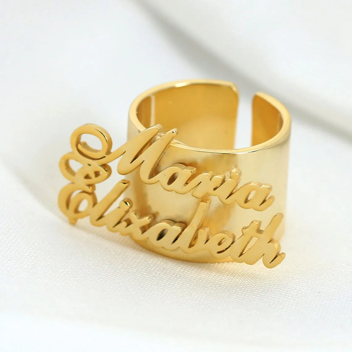 Custom Stainless Steel Rings for Women Adjustable Gold Couple Ring Customized Friendship Gift Luxury New in Rings 2025
Custom Stainless Steel Rings for Women Adjustable Gold Couple Ring Customized Friendship Gift Luxury New in Rings 2025