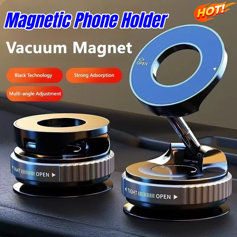 2026 Strong Magnetic Car Phone Holder Foldable Design 360° Adjustable Vacuum Mount For Car/desk/bathroom/universal Use
2026 Strong Magnetic Car Phone Holder Foldable Design 360° Adjustable Vacuum Mount For Car/desk/bathroom/universal Use