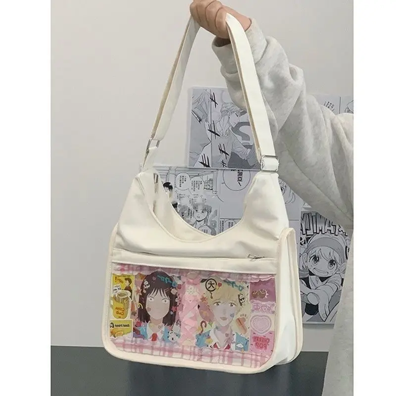 Y2K Design Cute Ita Bag for Girls Fashionable Shoulder Crossbody Bag New Large Capacity Casual Ulzzang Commuting Bag Diy Itabag
Y2K Design Cute Ita Bag for Girls Fashionable Shoulder Crossbody Bag New Large Capacity Casual Ulzzang Commuting Bag Diy Itabag
