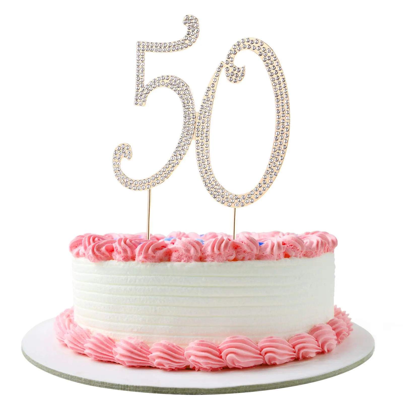 50 Cake Topper Number 50 Alloy Rhinestone Decor Birthday Wedding Anniversary Cake Decoration Fifty Toppers Party
50 Cake Topper Number 50 Alloy Rhinestone Decor Birthday Wedding Anniversary Cake Decoration Fifty Toppers Party