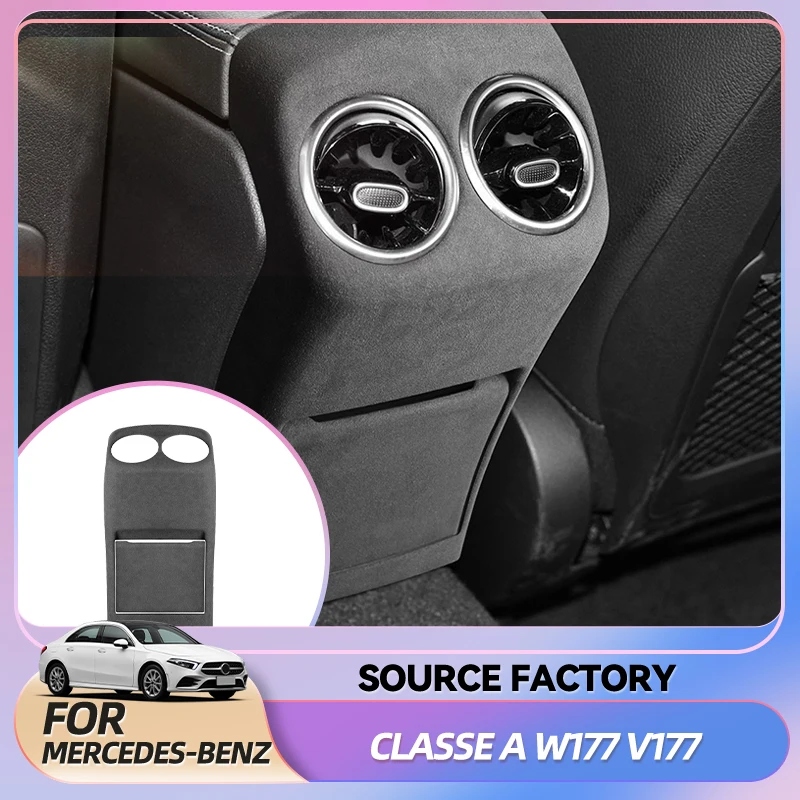 Hot Interior Stickers Alcan tara Suede For Mercedes-Benz A Class W177 V177 Car Rear Air Vent Outlet Cover Panel Frame Interior U
Hot Interior Stickers Alcan tara Suede For Mercedes-Benz A Class W177 V177 Car Rear Air Vent Outlet Cover Panel Frame Interior U
