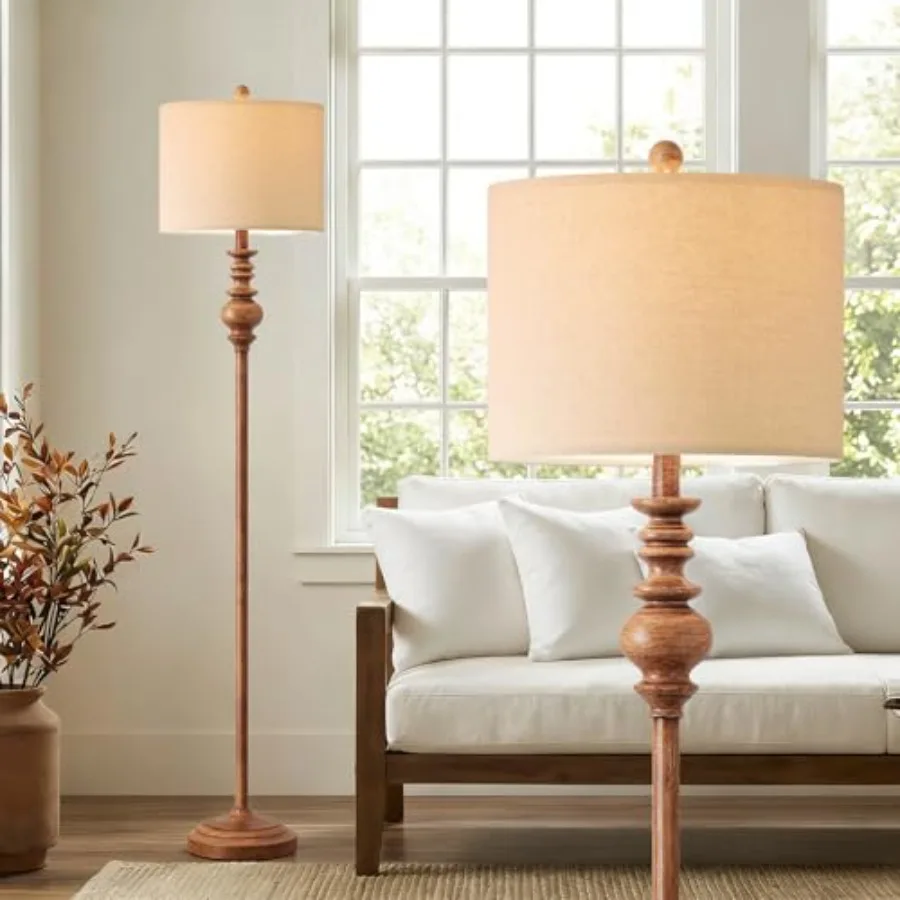 64.25" Rustic Floor Lamp for Living Room, Tall Standing Lamp with Rotary Switch, Vintage Reading Lamp for Bedroom, Office and S
64.25" Rustic Floor Lamp for Living Room, Tall Standing Lamp with Rotary Switch, Vintage Reading Lamp for Bedroom, Office and S