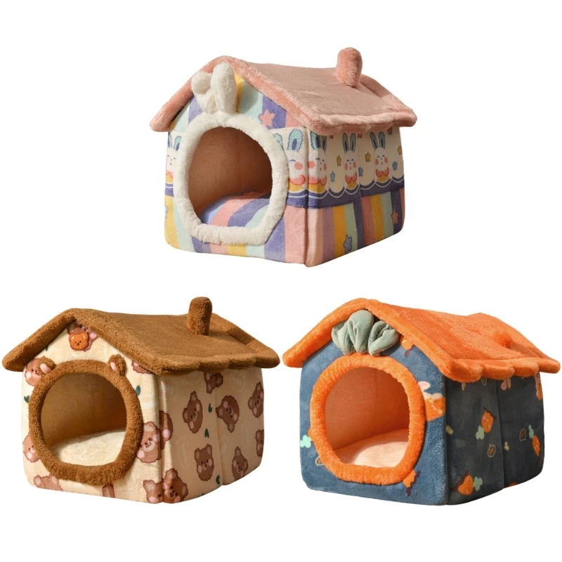 Pet Tent House Soft Bed for Small Dogs Cats Self-Warming Foldable Condos Drop shipping
Pet Tent House Soft Bed for Small Dogs Cats Self-Warming Foldable Condos Drop shipping