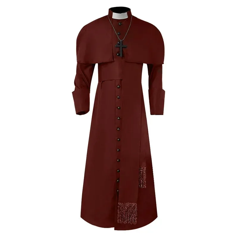 ♥ New 2025 Medieval Priest Costume Catholic Church Religious Roman Soutane Pope Pastor Father Costumes Mass Mission ★ Bear House
♥ New 2025 Medieval Priest Costume Catholic Church Religious Roman Soutane Pope Pastor Father Costumes Mass Mission ★ Bear House