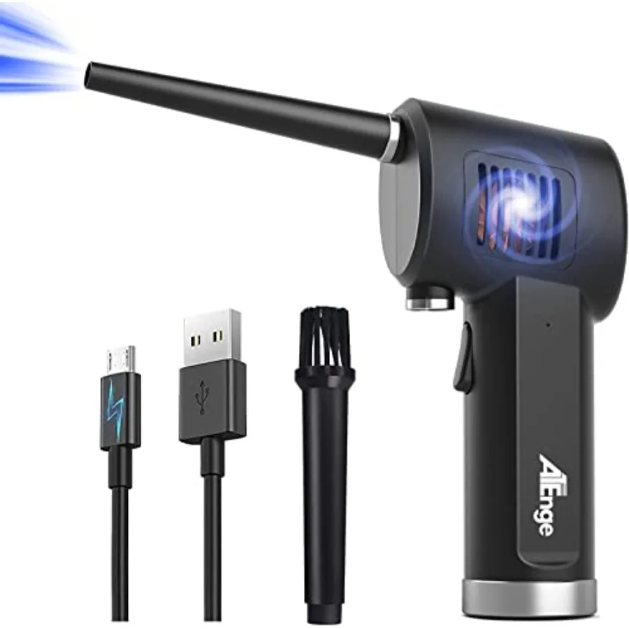 Electric Air Duster, Cordless Air Duster, Rechargeable Compressed Air Duster, 33000 RPM Air Blower, Two Smart Start Modes, Good
Electric Air Duster, Cordless Air Duster, Rechargeable Compressed Air Duster, 33000 RPM Air Blower, Two Smart Start Modes, Good