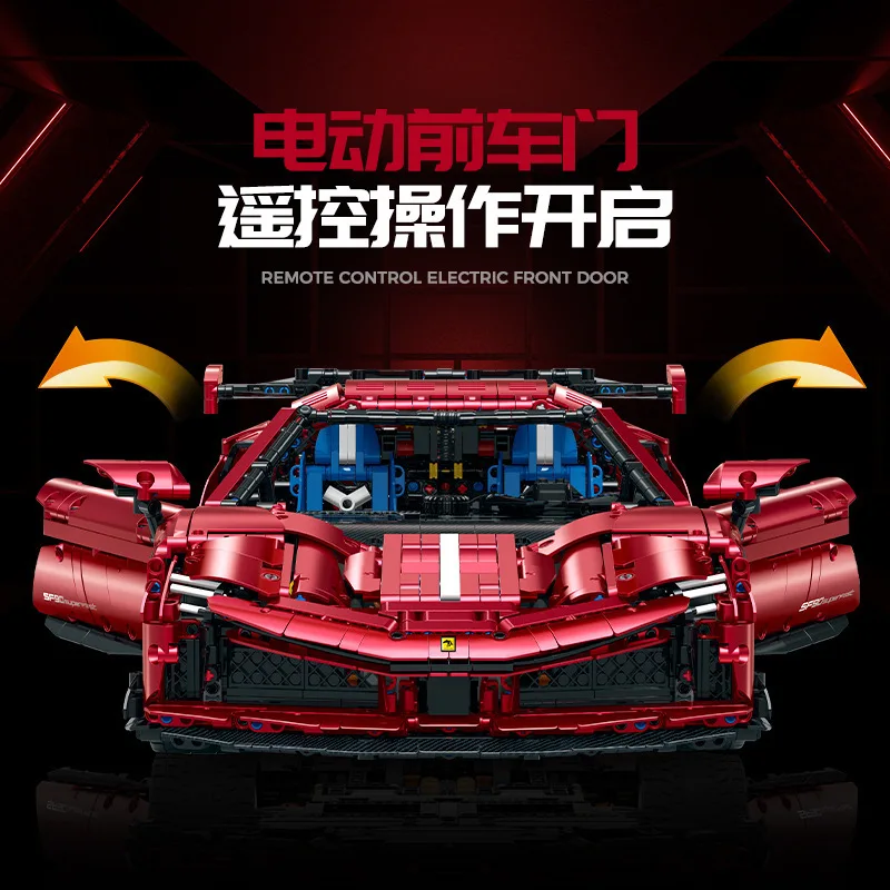 GULY 10623 Масштабная модель 1:8, 3639 деталей, конструктор MOC «Суперкар» для сборки, технологичный спортивный автомобиль, игрушка-конструктор для мальчиков и детей
GULY 10623 Масштабная модель 1:8, 3639 деталей, конструктор MOC «Суперкар» для сборки, технологичный спортивный автомобиль, игрушка-конструктор для мальчиков и детей