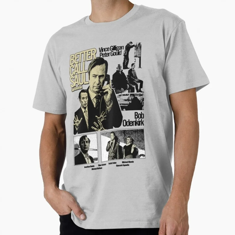 Retro Crime Movie Better Call Saul Gift t shirt 0502 Men's 100% cotton O-Neck Short Sleeve Graphic clothes All size tee S-6XL
Retro Crime Movie Better Call Saul Gift t shirt 0502 Men's 100% cotton O-Neck Short Sleeve Graphic clothes All size tee S-6XL