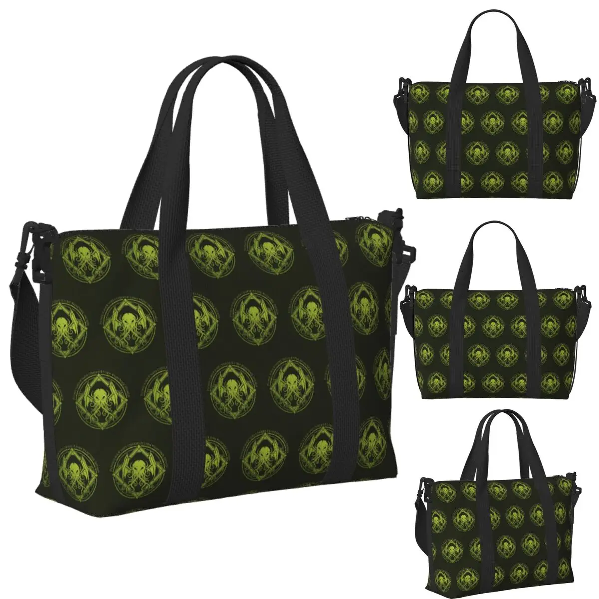 Cthulhu - Lovecraft - Chant Design Beach Travel Bag Large Capacity Tote Bags for Gym Sport Women Shopping Duffle Shoulder Bag
Cthulhu - Lovecraft - Chant Design Beach Travel Bag Large Capacity Tote Bags for Gym Sport Women Shopping Duffle Shoulder Bag