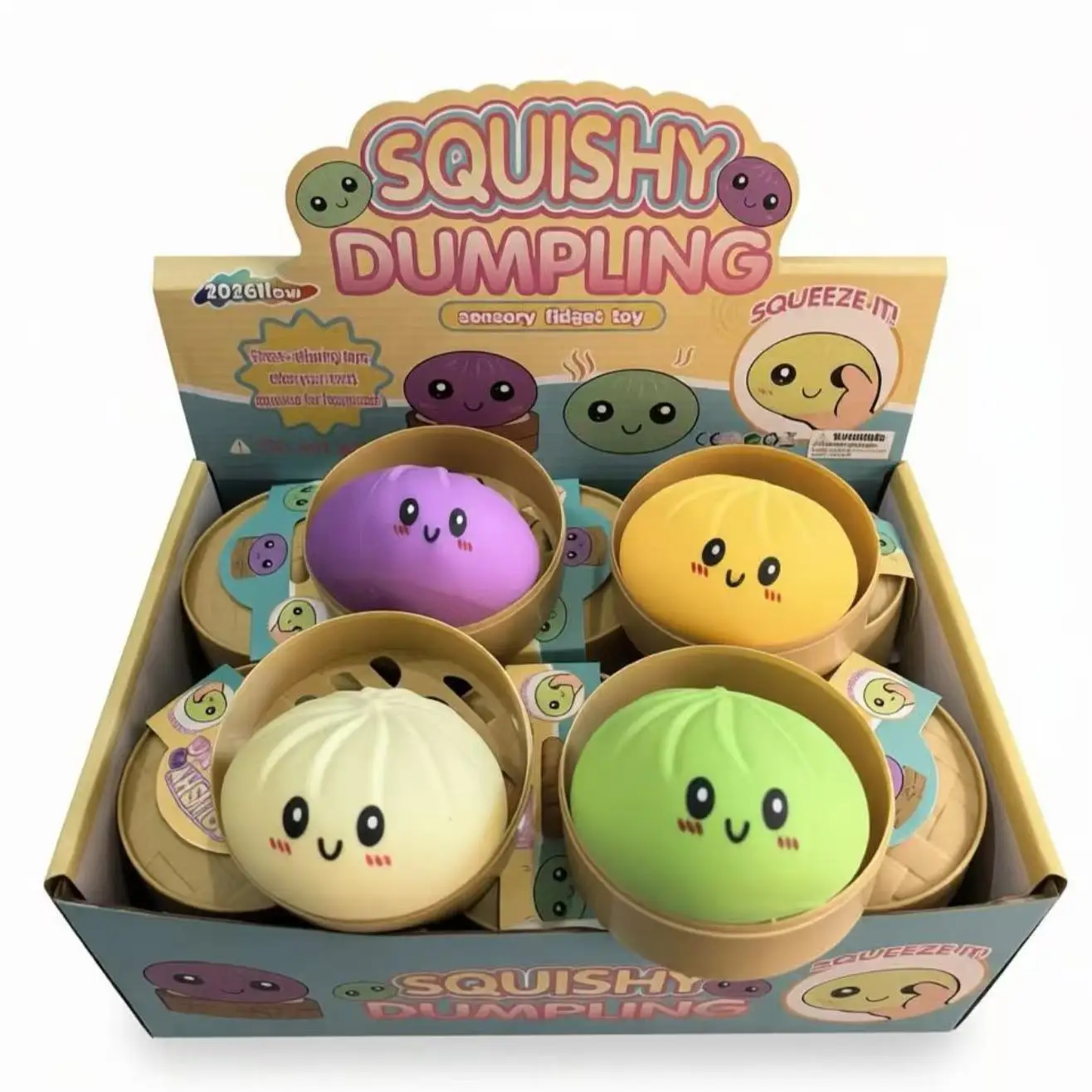 Colorful Simulation Steamed Bun Squishy Toy TPR Bouncing Anti Stress Portable Anxiety Relief Gadget Fidget Toys for Adults &Kids
Colorful Simulation Steamed Bun Squishy Toy TPR Bouncing Anti Stress Portable Anxiety Relief Gadget Fidget Toys for Adults &Kids