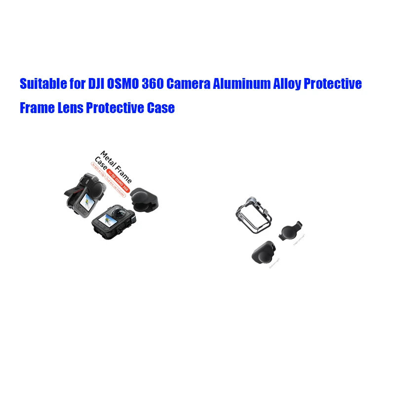 Suitable for DJI OSMO 360 Camera Aluminum Alloy Protective Frame Lens Protective Case Camera Accessories
Suitable for DJI OSMO 360 Camera Aluminum Alloy Protective Frame Lens Protective Case Camera Accessories