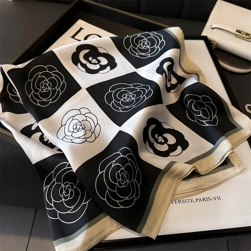 Luxury Silk Scarfs Square Scarf Korean Fashion Kerchief Popular Silk Scarves Bandanna Wraps Scarf Decoration Shawl 70*70CM
Luxury Silk Scarfs Square Scarf Korean Fashion Kerchief Popular Silk Scarves Bandanna Wraps Scarf Decoration Shawl 70*70CM