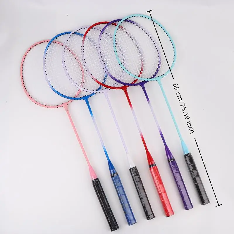 New 1Set Beginners Badminton Professional Training Durable Leisure Sports Racquet Durable Badminton Racket Set