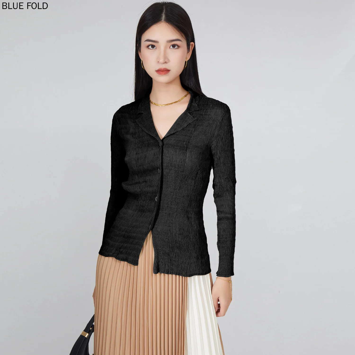 Miyake Chiffon Cardigan for Women, Long-Sleeved Top, Casual Sunscreen Shirt, Thin Section, Autumn Shirt, New Jacket
Miyake Chiffon Cardigan for Women, Long-Sleeved Top, Casual Sunscreen Shirt, Thin Section, Autumn Shirt, New Jacket