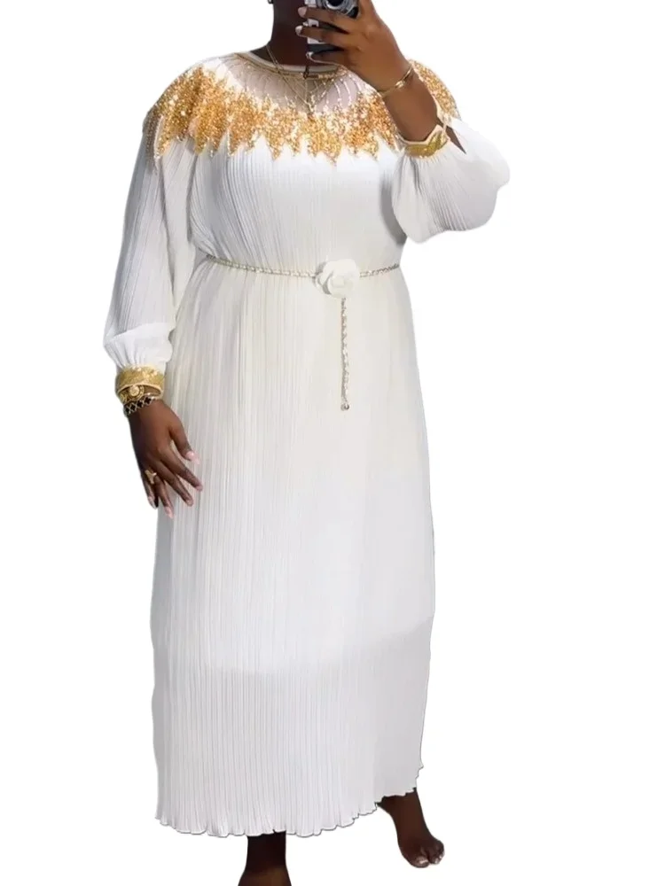 African Party Dresses for Women 2025 Plus Size Fashion Dashiki Ankara Wedding Gowns Elegant Turkey Muslim Chiffon Maxi Dress
African Party Dresses for Women 2025 Plus Size Fashion Dashiki Ankara Wedding Gowns Elegant Turkey Muslim Chiffon Maxi Dress