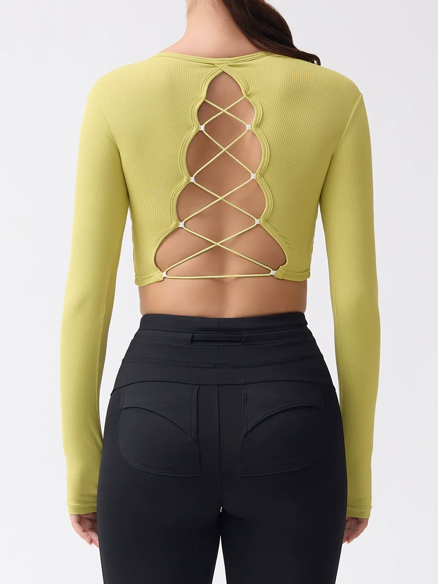 Women Sexy Back Long Sleeve Yoga Crop Top Gym Fitness Activewear Breathable Quick-Dry Workout Tee Sportswear Slim Fit Shirt
Women Sexy Back Long Sleeve Yoga Crop Top Gym Fitness Activewear Breathable Quick-Dry Workout Tee Sportswear Slim Fit Shirt