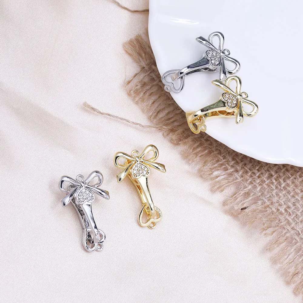 1pc Jewelry Making Connection Buckle Accessories Copper Gold-plated Spring Buckle DIY Pearl Necklace Bracelet Supplies Wholesale
1pc Jewelry Making Connection Buckle Accessories Copper Gold-plated Spring Buckle DIY Pearl Necklace Bracelet Supplies Wholesale