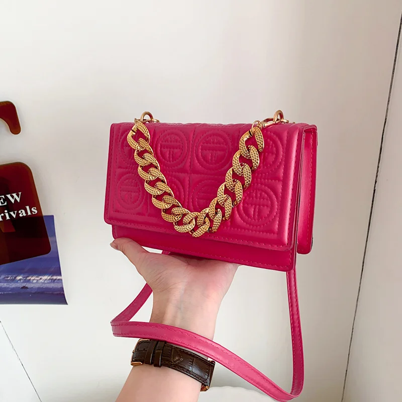 Fashion Ladies Embossed Shoulder Bag Retro Ladies Slanting Bag Simple Small Square Bag Girl Handbag Chain Decoration PU Material
Fashion Ladies Embossed Shoulder Bag Retro Ladies Slanting Bag Simple Small Square Bag Girl Handbag Chain Decoration PU Material