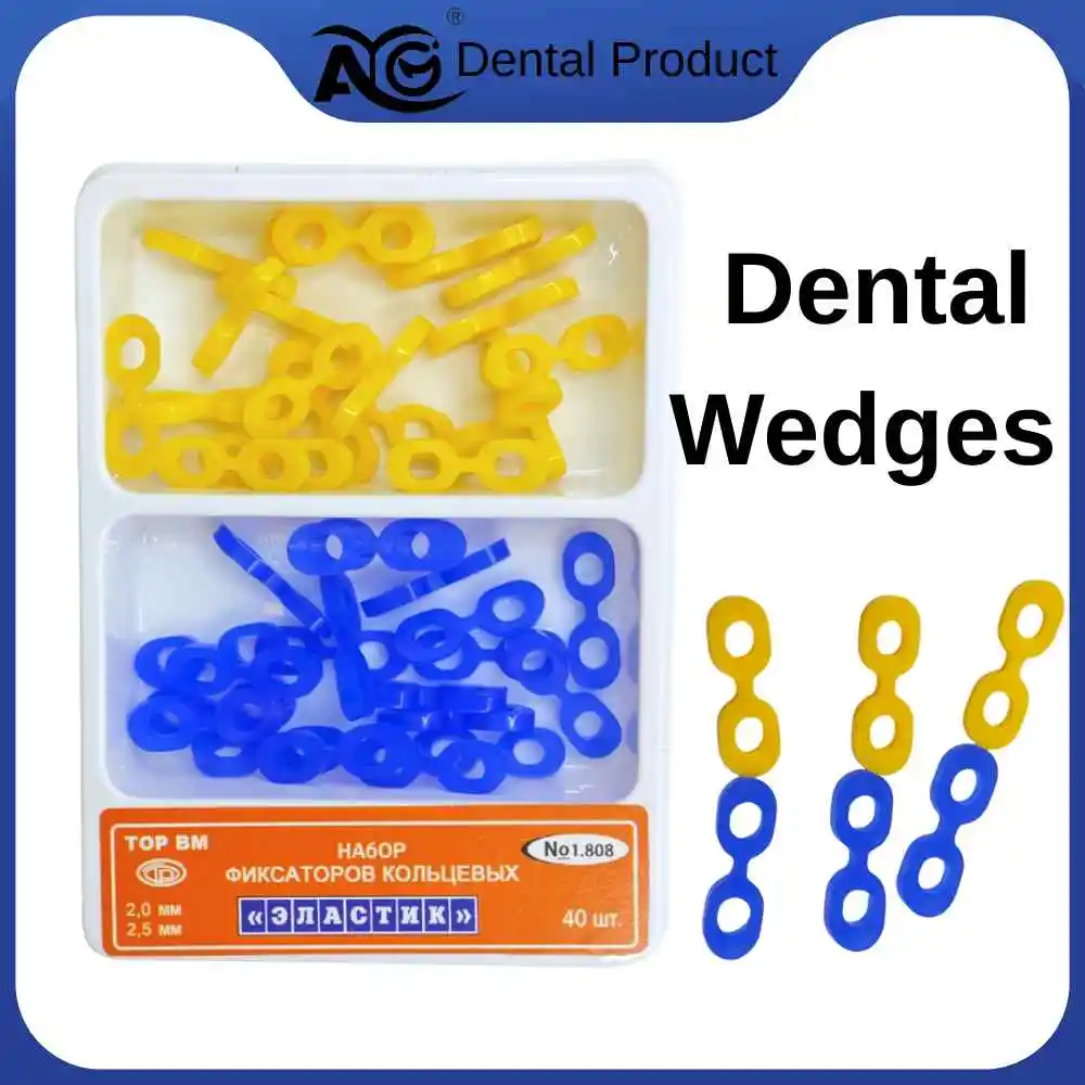 AG 40Pcs/Box Dental Elastic Rubber Fixing Wedges Matrix Matrices Dam Composite Tooth Separator Dentistry Accessory Tools
AG 40Pcs/Box Dental Elastic Rubber Fixing Wedges Matrix Matrices Dam Composite Tooth Separator Dentistry Accessory Tools