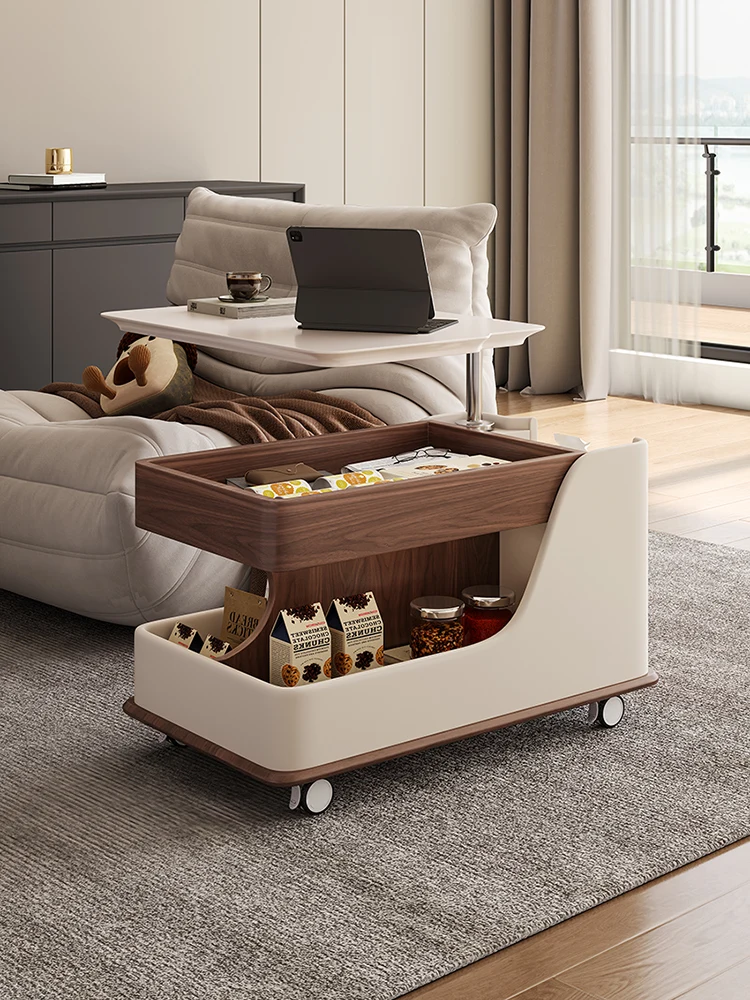 Modern simple small apartment, accompanying coffee table, movable side table, lifting tea table, wheeled, light luxury livin
Modern simple small apartment, accompanying coffee table, movable side table, lifting tea table, wheeled, light luxury livin