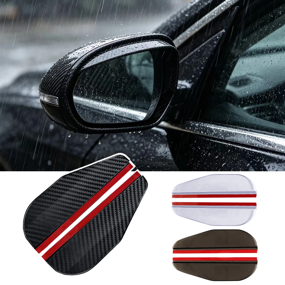 Carbon Fiber Car Rearview Mirror Rain Eyebrow Sun Visor Shade Cover Flexible Rain Shield Protector Clear Vision Auto Accessories
Carbon Fiber Car Rearview Mirror Rain Eyebrow Sun Visor Shade Cover Flexible Rain Shield Protector Clear Vision Auto Accessories