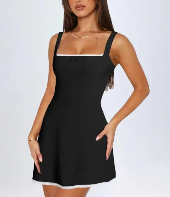 2026 New Fashion Casual Lace Contrasting Dress Womens Elegant Sexy Pure Desire Slim Fit High-End Suspender Skirt Female Clothing
2026 New Fashion Casual Lace Contrasting Dress Womens Elegant Sexy Pure Desire Slim Fit High-End Suspender Skirt Female Clothing