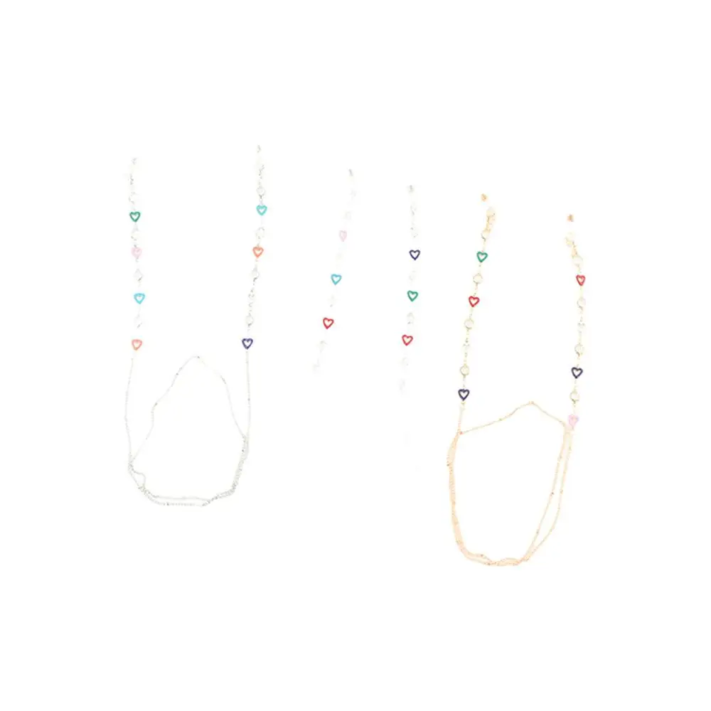 Metal Chain Metal Glasses Chain Rhinestone Colorful Sunglasses Chains Silver Hanging Neck Beads Eyeglass Lanyard Women Girls
Metal Chain Metal Glasses Chain Rhinestone Colorful Sunglasses Chains Silver Hanging Neck Beads Eyeglass Lanyard Women Girls