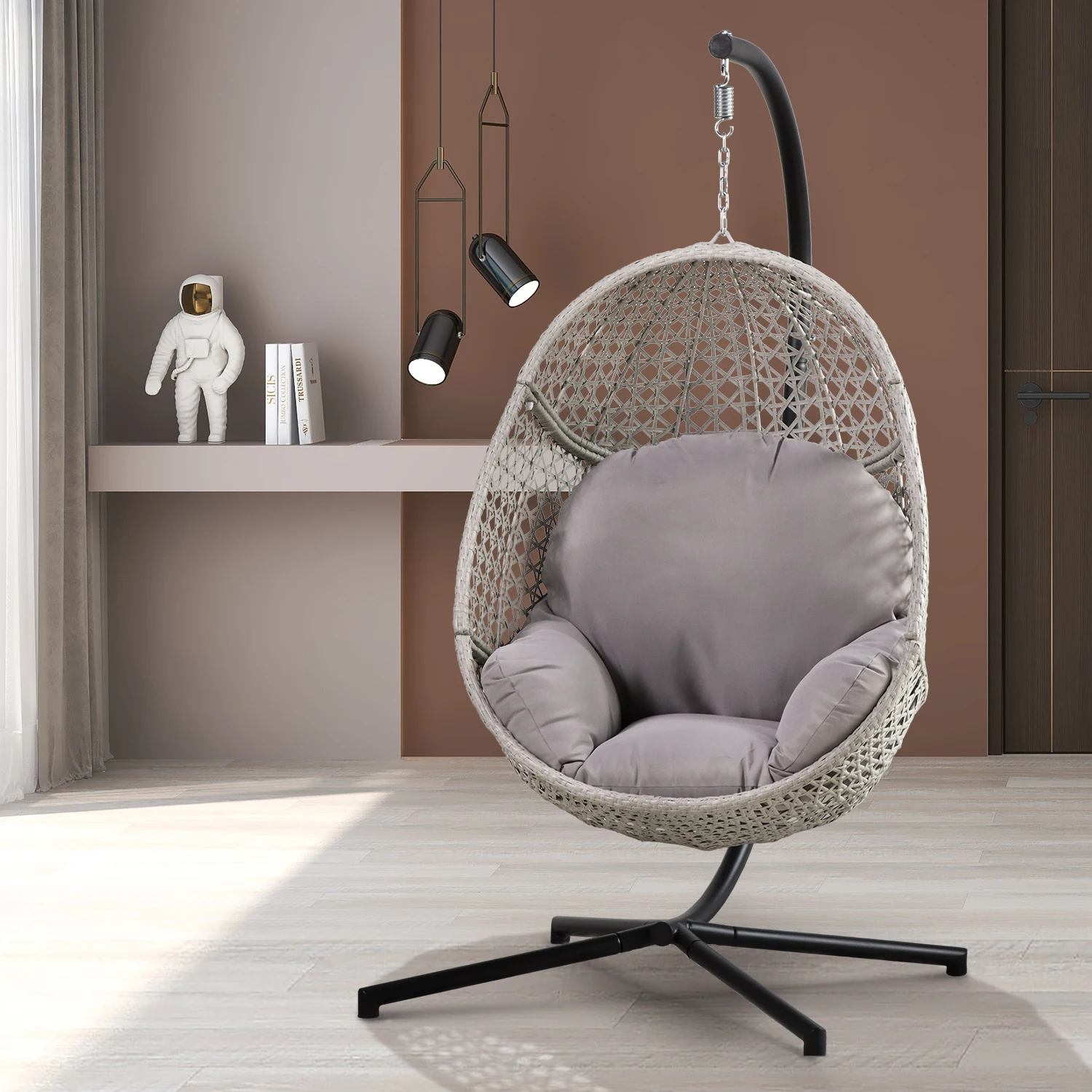 Rattan Elegant Hanging Egg Chair Outdoor Furniture Garden Balcony Bedroom Comfortable Cheap Swing Chair
Rattan Elegant Hanging Egg Chair Outdoor Furniture Garden Balcony Bedroom Comfortable Cheap Swing Chair