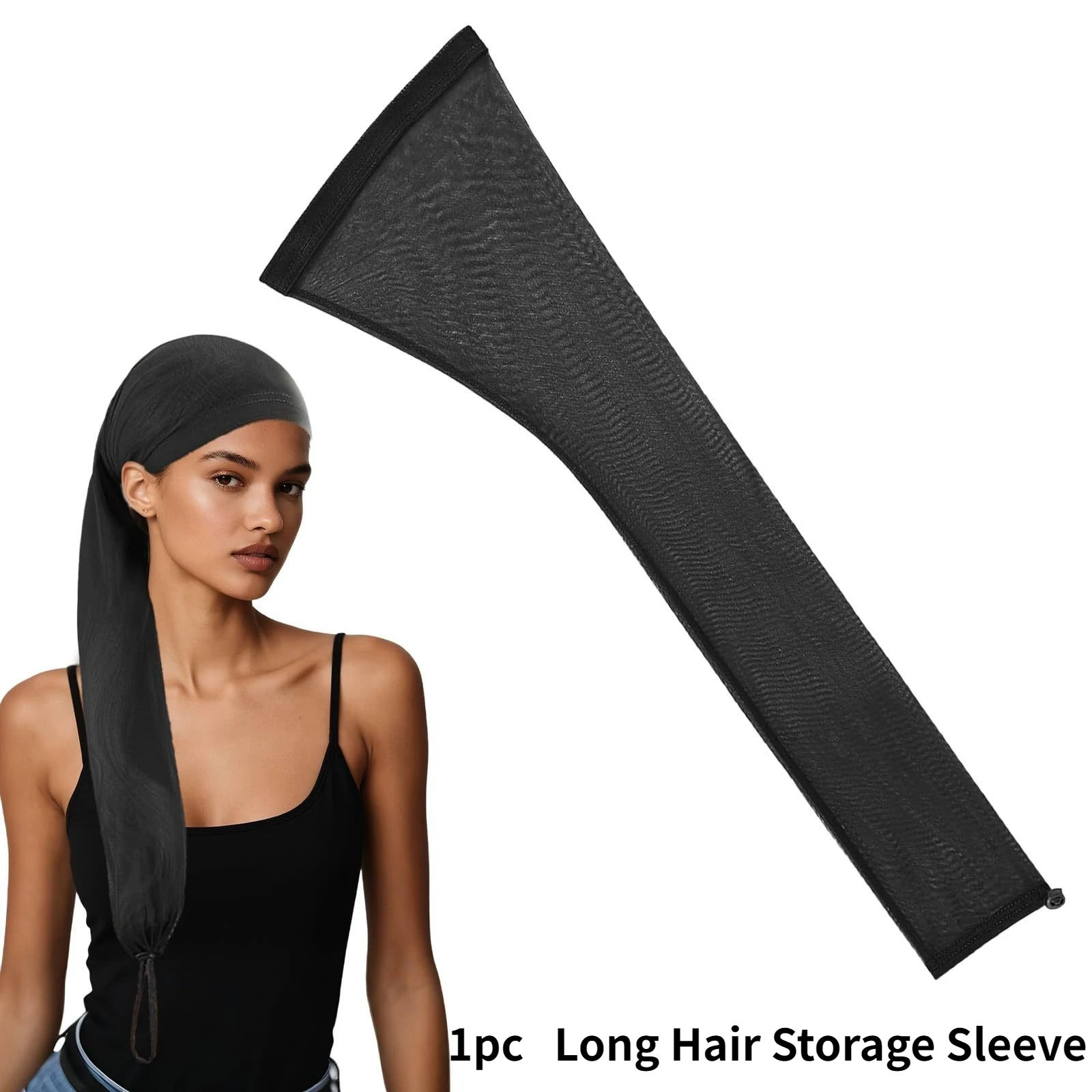 High Elastic Mesh Crochet Tube Wig Cap, Adjustable Long Sleeve Hair Storage Cover for Braids Long Hair Hairnet
High Elastic Mesh Crochet Tube Wig Cap, Adjustable Long Sleeve Hair Storage Cover for Braids Long Hair Hairnet