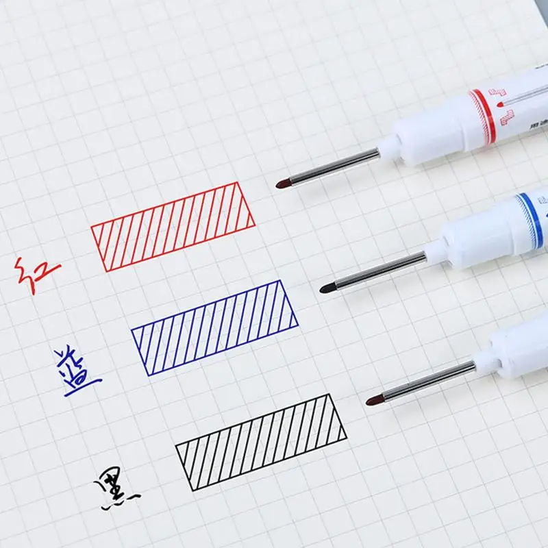 72 Hours Deep Reach Marker Waterproof Construction Pen Long Nip Drill Markers Colorful Waterproof Carpenter Pens
72 Hours Deep Reach Marker Waterproof Construction Pen Long Nip Drill Markers Colorful Waterproof Carpenter Pens