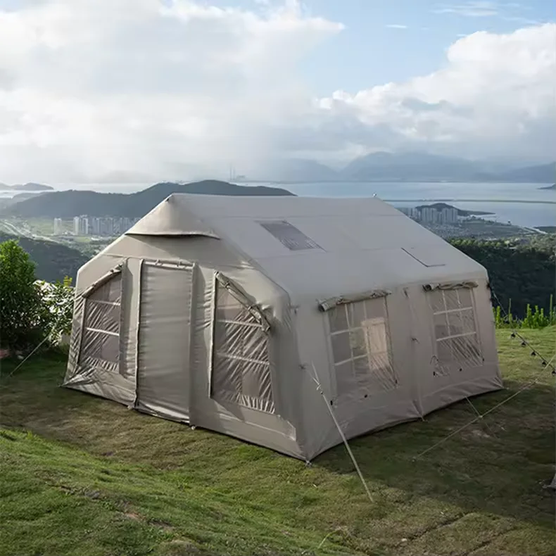 Large Two-Room Waterproof Inflatable Tent Families Popular Outdoor Camping PVC Oxford Fabric House Air High Visibility Features
Large Two-Room Waterproof Inflatable Tent Families Popular Outdoor Camping PVC Oxford Fabric House Air High Visibility Features