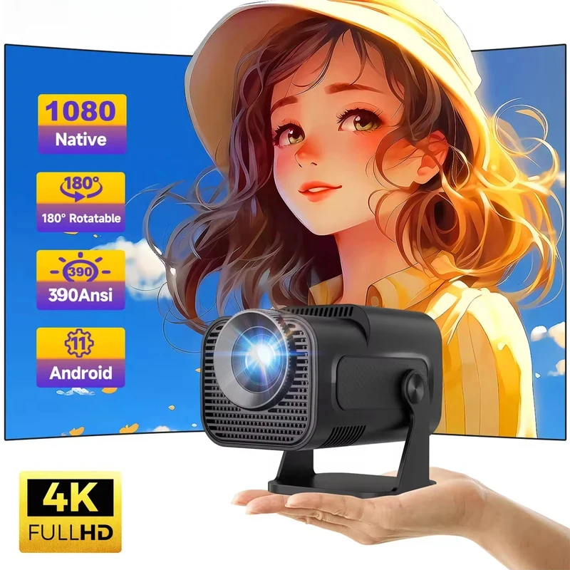 2026 New HY320 Projector Android 11 390ANSI HD 4K Native 1080P Dual Wifi6 BT5.0 Cinema level Portable Projetor HY300 Upgrated
2026 New HY320 Projector Android 11 390ANSI HD 4K Native 1080P Dual Wifi6 BT5.0 Cinema level Portable Projetor HY300 Upgrated