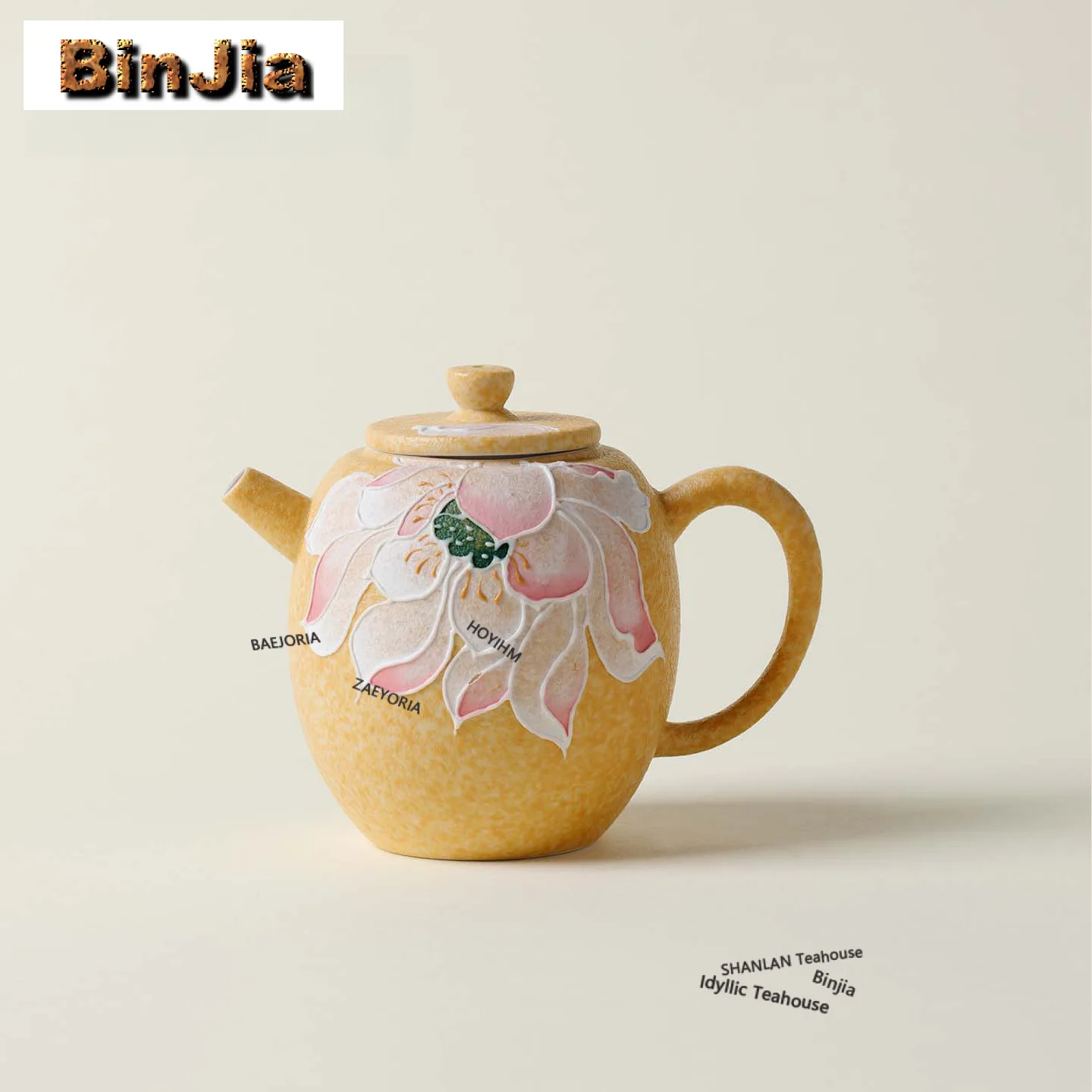 175ml Clear Yellow Hand-painted Pink Lotus Teapot Aesthetic Tea Infuser Pot Tea Soaking Kettle With Ball Hole Chinese Tea Set
175ml Clear Yellow Hand-painted Pink Lotus Teapot Aesthetic Tea Infuser Pot Tea Soaking Kettle With Ball Hole Chinese Tea Set