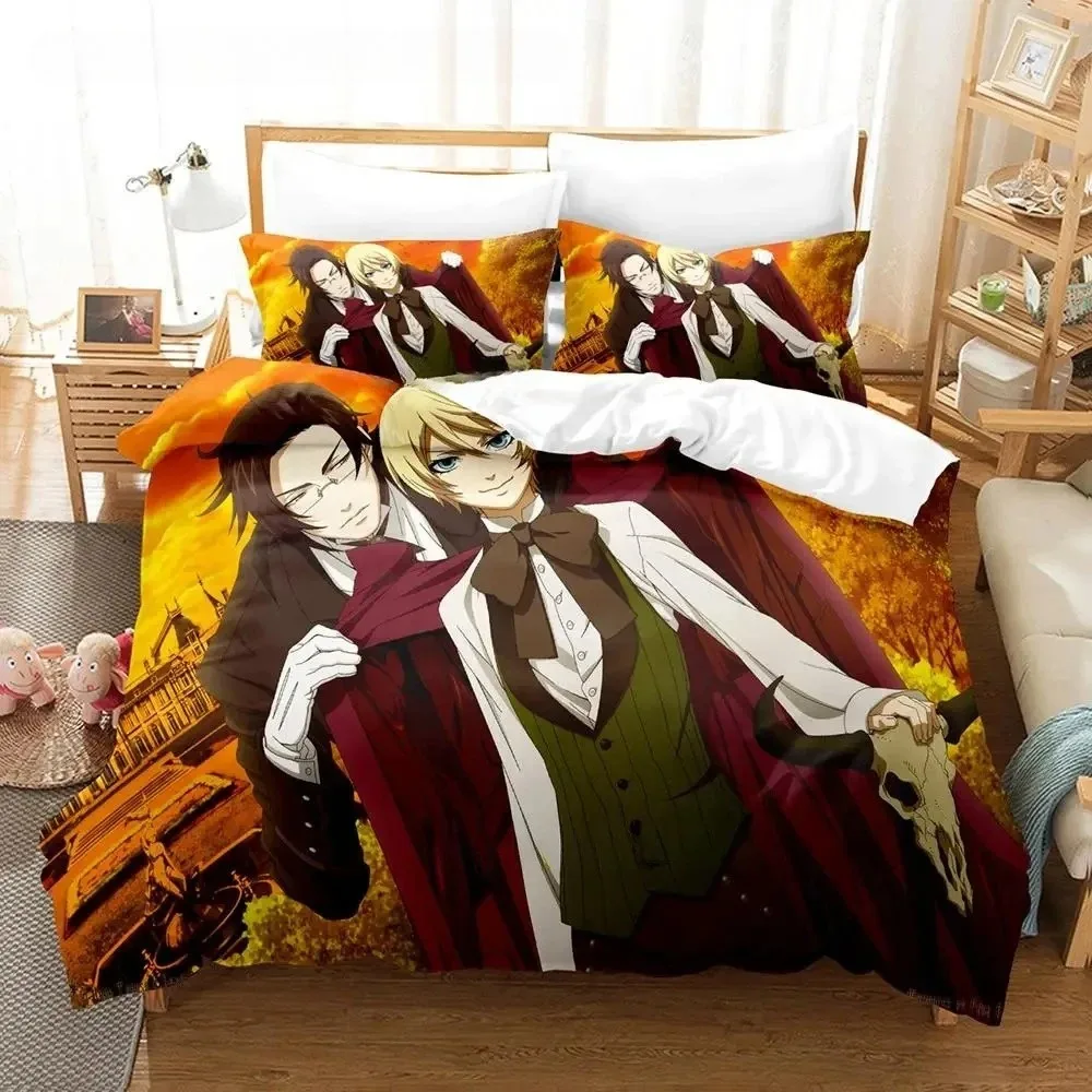 New Black Butler Bedding Set Single Twin Full Queen King Size Bed Set Adult Boys Bedroom Duvet cover Sets 3D Anime
New Black Butler Bedding Set Single Twin Full Queen King Size Bed Set Adult Boys Bedroom Duvet cover Sets 3D Anime