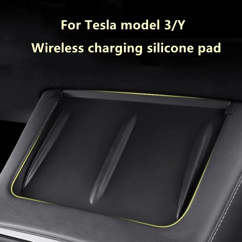 For 2021-22 Tesla model 3 model Y central control wireless charging silicone pad car mobile phone anti-skid pad car accessories
For 2021-22 Tesla model 3 model Y central control wireless charging silicone pad car mobile phone anti-skid pad car accessories