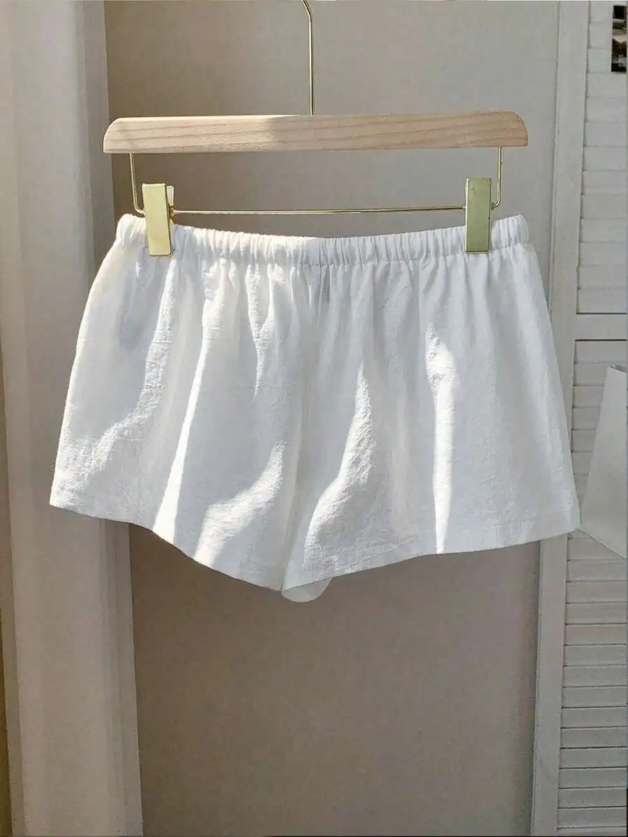 Women Casual Drawstring Waist Loose Shorts For Summer Vacation
Women Casual Drawstring Waist Loose Shorts For Summer Vacation