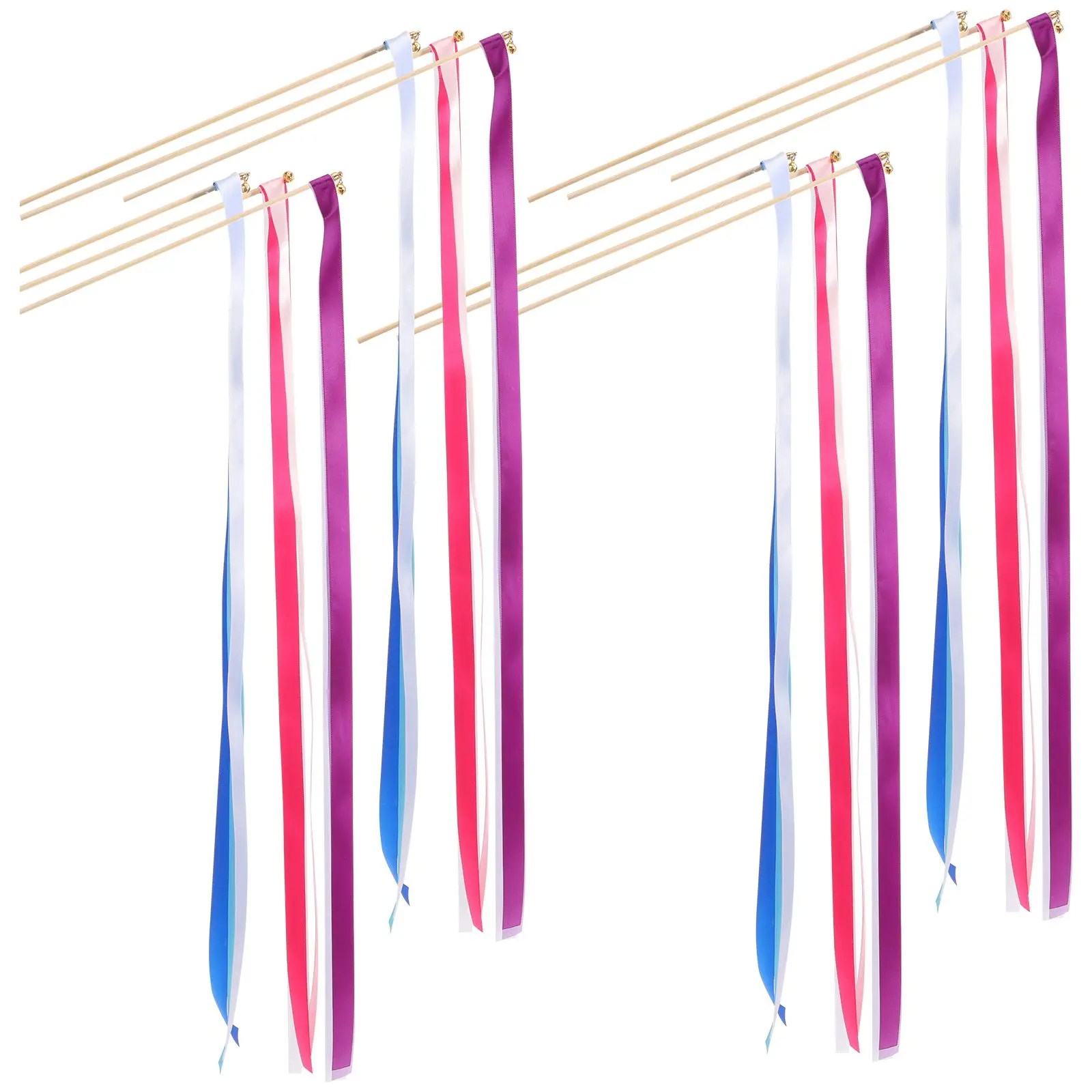 30pcs Fairy Wands Wedding Streamers Ribbon Sticks Bells Party Favors Gifts Bright Colors Festive Ideal Holiday Student Games
30pcs Fairy Wands Wedding Streamers Ribbon Sticks Bells Party Favors Gifts Bright Colors Festive Ideal Holiday Student Games