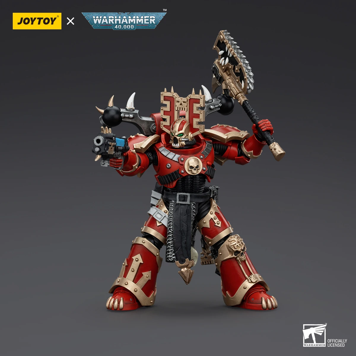 JOYTOY Warhammer 40k World Eaters Khorne Berzerker 4, фигурки героев, оригинальная коллекция, украшение для куклы, подарок, модель гаража 
JOYTOY Warhammer 40k World Eaters Khorne Berzerker 4, фигурки героев, оригинальная коллекция, украшение для куклы, подарок, модель гаража