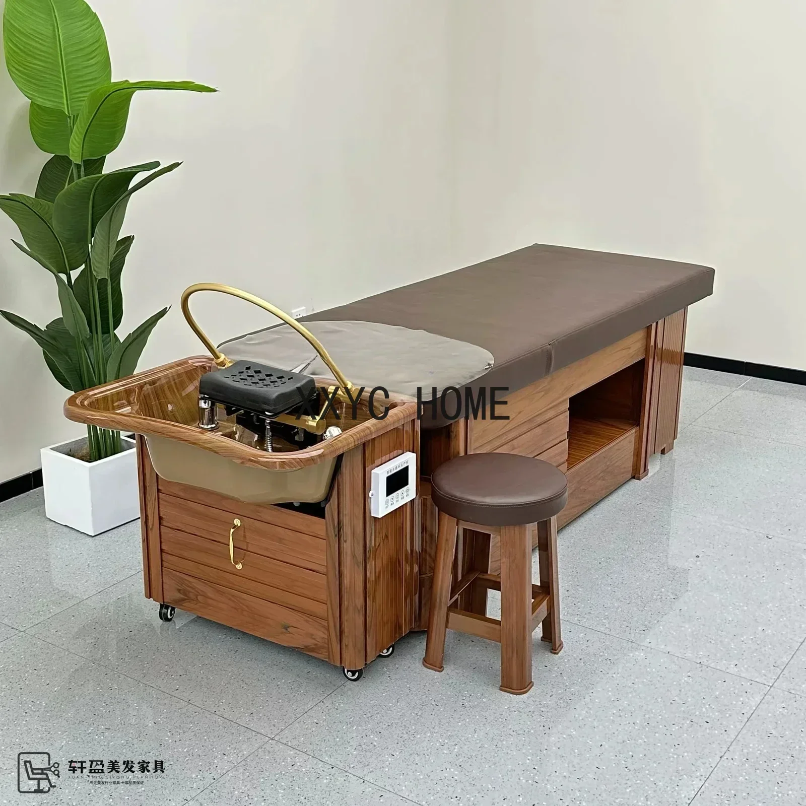 Silla de champú lavabo móvil para circulación agua, Sillón de masaje fumigación para terapia cabeza
Silla de champú lavabo móvil para circulación agua, Sillón de masaje fumigación para terapia cabeza