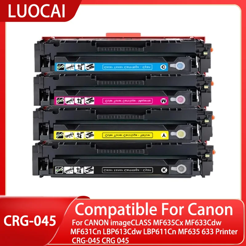 CRG045 картридж с тонером CMYK для CANON imageCLASS MF635Cx MF633Cdw MF631Cn LBP613Cdw LBP611Cn MF635 633
CRG045 картридж с тонером CMYK для CANON imageCLASS MF635Cx MF633Cdw MF631Cn LBP613Cdw LBP611Cn MF635 633