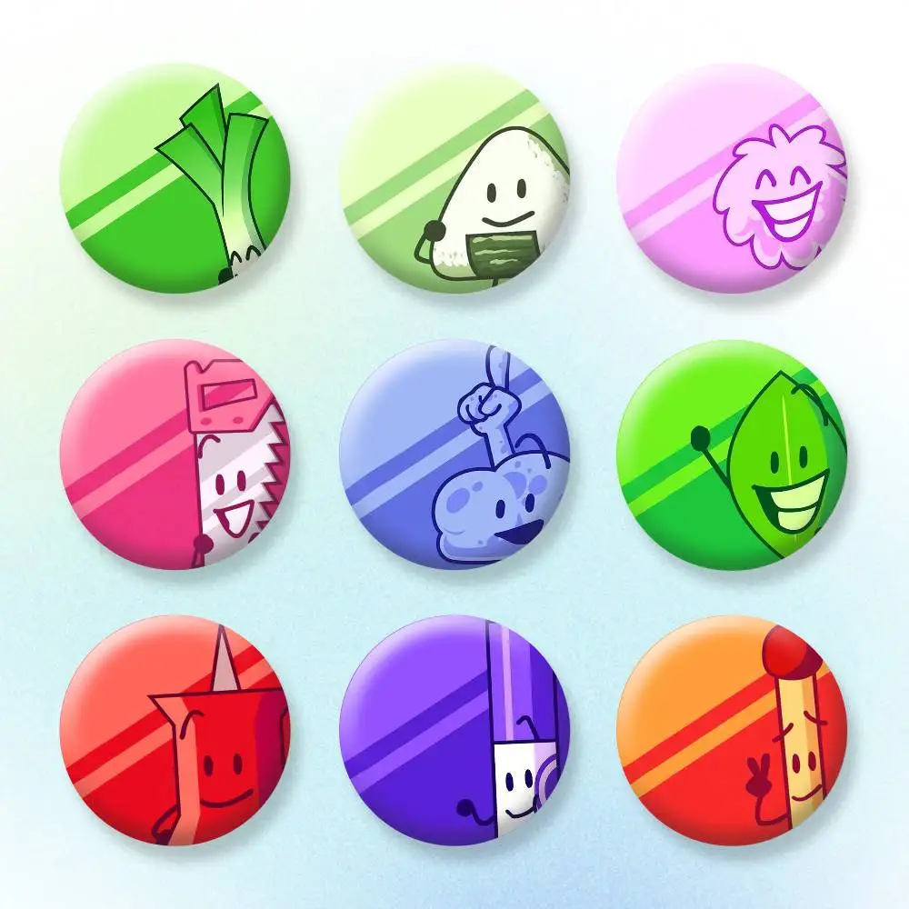 BFDI B-Battle For Dream Island Badges Creative Tinplate Button PinsBrooch Badge Clothes Backpack
BFDI B-Battle For Dream Island Badges Creative Tinplate Button PinsBrooch Badge Clothes Backpack