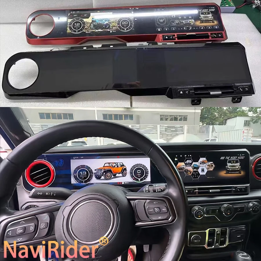 24.6inch Carplay For Jeep Wrangler 2018-2022 LCD Android Dual Screen Stereo Auto Car Radio Multimedia Video Player Navigation HU
24.6inch Carplay For Jeep Wrangler 2018-2022 LCD Android Dual Screen Stereo Auto Car Radio Multimedia Video Player Navigation HU